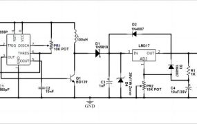 555定时器的DC-DC升压转换器电路