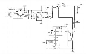 用NE555电子diy可变稳压电源