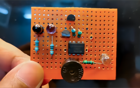 用NE555diy的红外传感器电路