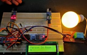 用 Arduino 进行光控制diy自动双向访客计数器